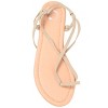 Journee Collection Womens Mischa Ankle Wrap Low Block Heel Sandals Off White 7 - 4 of 4