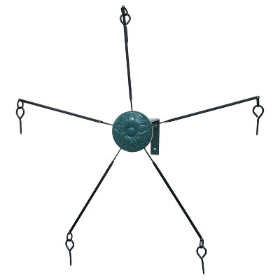 Woodlink Squirrel Go Round Metal Spinning Hanging 5 Corn Cob Squirrel Feeder with Mounting Hardware