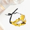 Unique Bargains Electroplated Half-face Party Mask 1 Pc - 4 of 4