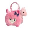 Aurora Small Bubblegum Llama Fancy Pals Fashionable Stuffed Animal Pink 7" - 2 of 4