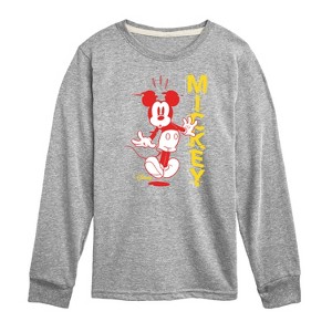 Boys' - Disney - Mickey & Friends Long Sleeve Graphic T-Shirt - 1 of 4