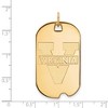 Black Bow Jewelry 14k Yellow Gold Plated Sterling Silver Virginia Wahoos NCAA Large Pendant - 2 of 3