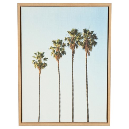 Palm tree wall deals art