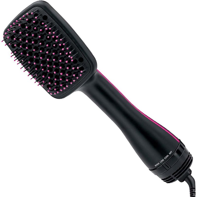 REVLON One-Step Hair Dryer and Styler | Detangle, Dry, and Smooth Hair, Appliance Tool (Black), 1 of 8