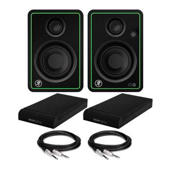 Mackie CR3-XBT 3-Inch Multimedia Monitors with Bluetooth (Pair) Bundle