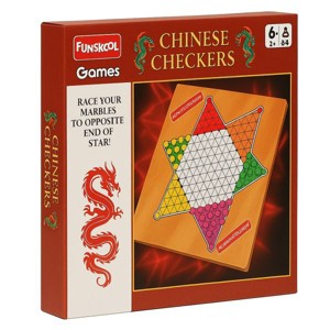 Livevie Carton Chinese Checkers Board Game, Multicolor, Classic Strategy Game - 1 of 4