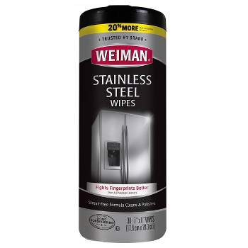 Weiman Stainless Steel Wipes - 30ct