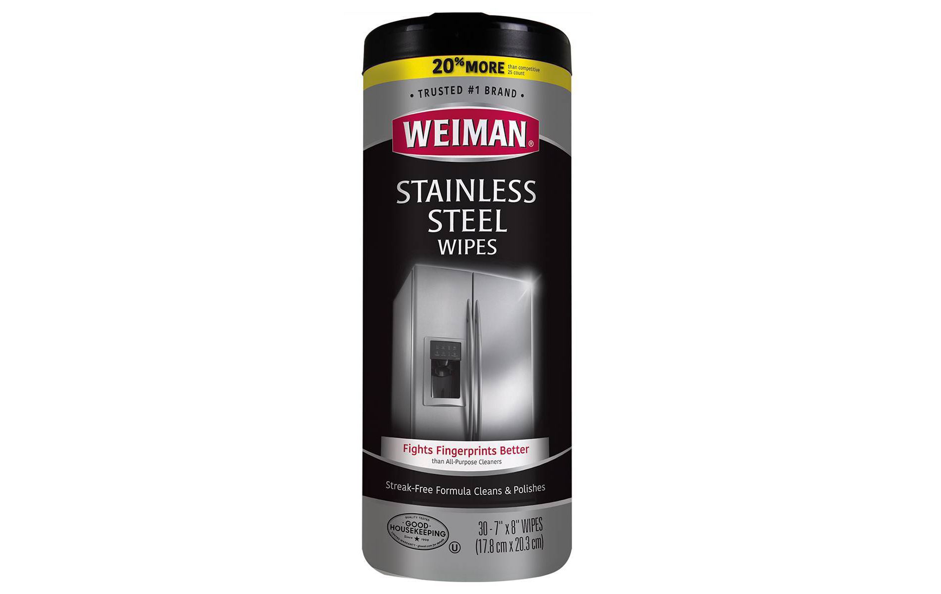 Weiman Stainless Steel Wipes - 30ct