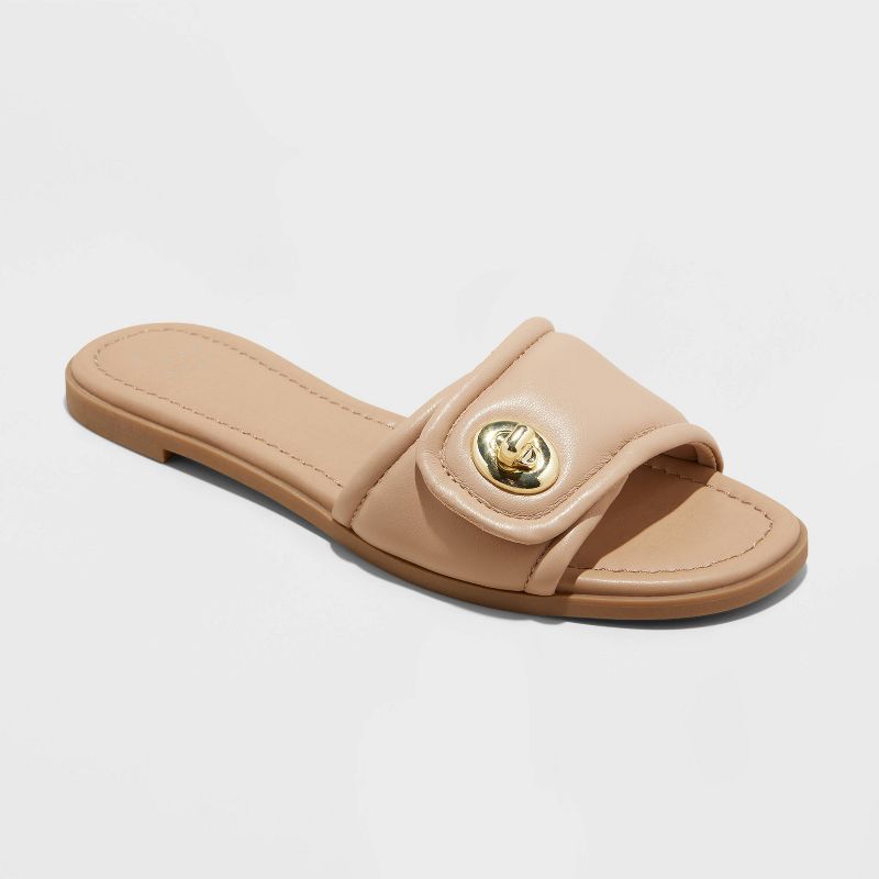 Women&#39;s Audrey Slide Sandals - A New Day&#8482;, 1 of 6