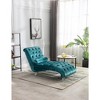 Leisure Concubine Sofa with Solid Acrylic Legs for Living Room or Bedroom - 2 of 4