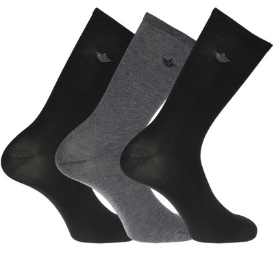 Dockers Men's Socks & Hosiery - 3-pack Flat Knit Athletic And Crew ...