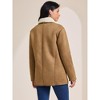 INSPIRE CHIC Women's Winter Suede Overcoat Button Down Lapel Fleece Winter Coats with Pockets - 4 of 4