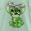 Girl's Lilo & Stitch St. Patrick's Day Stitch Let the Shenanigans Begin T-Shirt - image 2 of 4