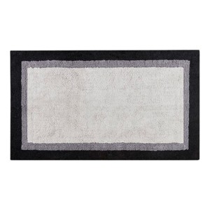 SEVOBAL Bathroom Rugs Bath Mat Rug Home Decor Carpet Shower Mat Non-Skid for Bathtub Side Floor Shower Room Bathroom, Black, 27"*45"*0.5" - 1 of 4