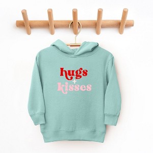 The Juniper Shop Hugs And Kisses Toddler Graphic Hoodie - 1 of 3