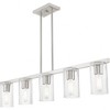 Livex Lighting Clarion 5 - Light Chandelier in  Brushed Nickel - 4 of 4