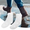 Unique Bargains Waterproof Reusable Rain Shoe Covers Ankle-high Boots Non-Slip 1 Pair - 2 of 4
