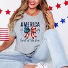 Simply Sage Market Coquette America Land Of The Free Short Sleeve Tee - 2 of 4