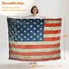 Catalonia Vintage Patriotic Throw Flag Blanket, Super Soft Fuzzy Plush Fleece Blanket for Bed Couch Decor 50x60 Inches, Cozy Gift for Women Men - 2 of 4