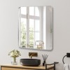 GlasFlength Decorative Wall Mirrors Vanity Mirrors, Rectangular Wall Mirror, Wall Decoration For Bathroom, Living Room, Silver, 36"*30"*1.2" - 2 of 4