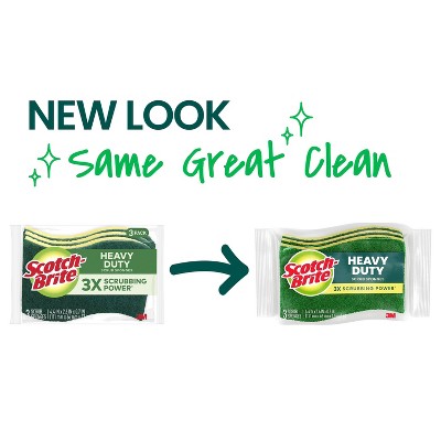 Scotch-Brite Heavy Duty Scrub Sponges - 4ct