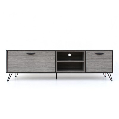 Isadora 71" Mid Century TV Stand for TVs up to 74": Entertainment Center with Hairpin Legs - Christopher Knight Home