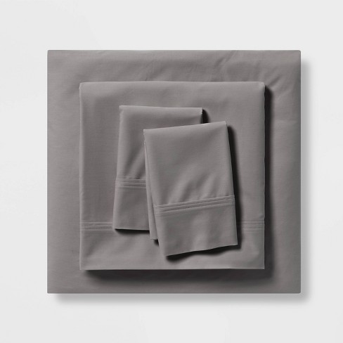 400 Thread Count Solid Performance Sheet Set - Threshold™ - image 1 of 4
