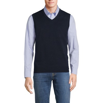 Lands' End Men's Fine Gauge Cotton Vest