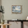 BRINJOY Framed Vintage Cloudscape Oil Painting - Ethereal Sky Canvas Art for French Country Farmhouse Decor - 2 of 4