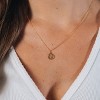 SHINE by Sterling Forever Sterling Silver Intricate Cutout Disk Pendant Necklace - 2 of 4