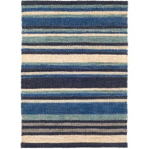 Annie Selke - Dash & Albert Dover Stripe Handwoven Jute Rug - 1 of 4