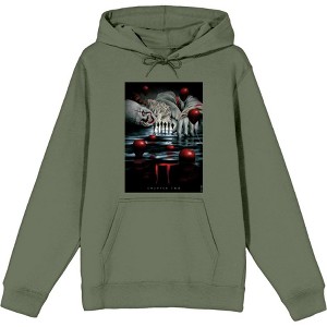 It Chapter 2 Pennywise Beckons Fan Poster Adult Long Sleeve Hoodie - 1 of 2