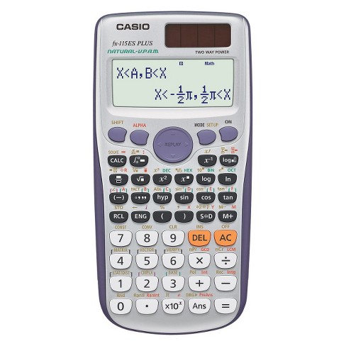 Casio Scientific Solar Calculator With 200 Built In Functions Silver Fx115esplus - 