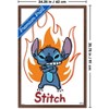 Trends International Disney Lilo & Stitch (2002) - Fire & Attitude Framed Wall Poster Prints - 3 of 4