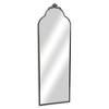 Cheung's Everlaine Modern Victorian Black Floor Mirror - 3 of 4