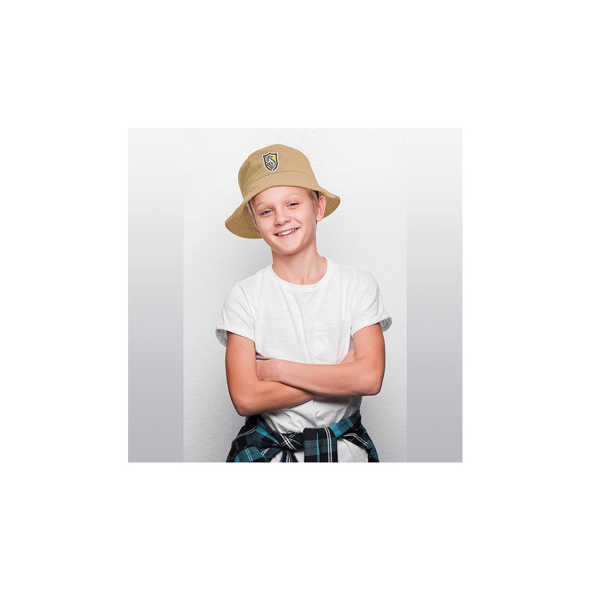 Harry Potter Bucket Hat for Kids, Boy and Girl Sun Hat Ages 4-7 Years 100% Cotton for Summer Teen Youth Beach Hat - thumbnail 3