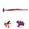 Unique Bargains Halloween Bat Style Hair Clips Black Orange Purple 1 Pc - 3 of 3