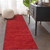 Washable Modern Solid Rug Non Slip Low Pile Rug Soft Contemporary Throw Floor Cover Foldable Indoor Carpet for Living Room Bedroom Playroom Nursery - 2 of 4