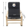 NFL Pittsburgh Steelers Bentwood Accent Chair - 3 of 4