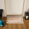VECELO Front Door Mat Welcome Mat, Absorbent Muddy Kitchen Rugs, Non-Slip Rubber Backing Doormat - 4 of 4