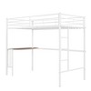 NicBex Twin Over Full Metal Loft and Bunk Bed with Desk, Ladder and Quality Slats for Bedroom,for Kids Teens Adults - 4 of 4