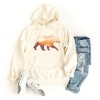 Simply Sage Market Women's Graphic Hoodie Bear Sunset Valley - image 2 of 2