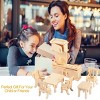 3D Wooden Dollhouse Furniture Puzzles DIY Miniature Furniture Models Set - 3 of 4