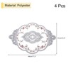 Unique Bargains Polyester Flexible Embroidery Vintage French Style Table Place Mats 4 Pcs - 2 of 4