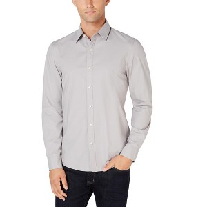 Michael Kors Mens Trim Stretch Button Up Shirt - 1 of 1