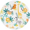 Blue Panda 144 Piece Jungle Safari Theme Birthday Party Decorations, Zoo Animal Dinnerware Plates, Napkins, Cups, and Cutlery - 4 of 4