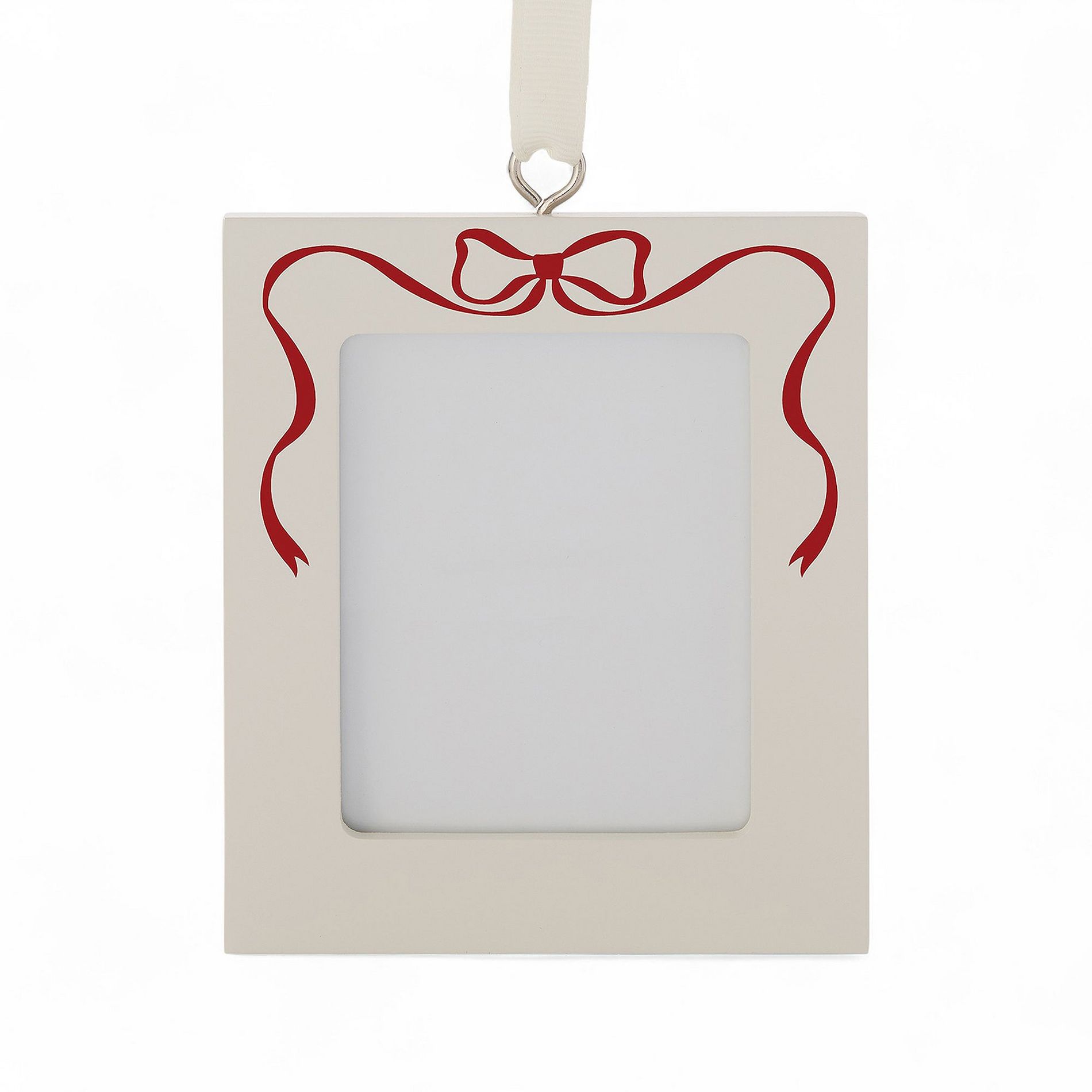 Personalization Mall Christmas Bow Picture Frame Ornament