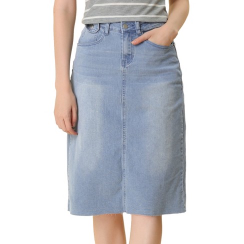 Target high shop waisted denim skirt