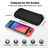 DOMETOUR Switch Case for Switch 2017, Portable 14-in-1 Kit: Carrying Case, Cover, Screen Protector, Thumb Grips, Game Card Case & Strap included. - 3 of 4