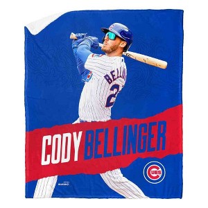 MLB Chicago Cubs Cody Bellinger Silk Touch Throw Blanket 50x60 Inches - 1 of 4